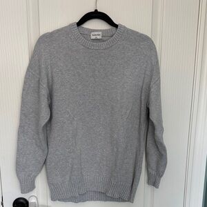 Gray Crew Neck Sweater
